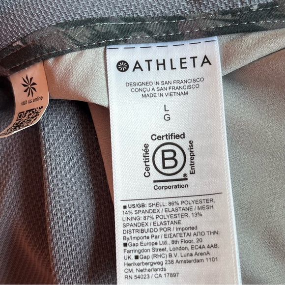 Athleta Run With It Jacket lightweight full zip, pockets mesh lining large - Picture 10 of 10